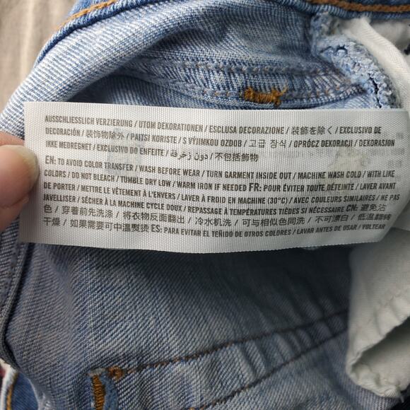 Abercrombie & Fitch Womens Light Ankle Straight Ultra High Rise Jeans Size 30 - Picture 8 of 9